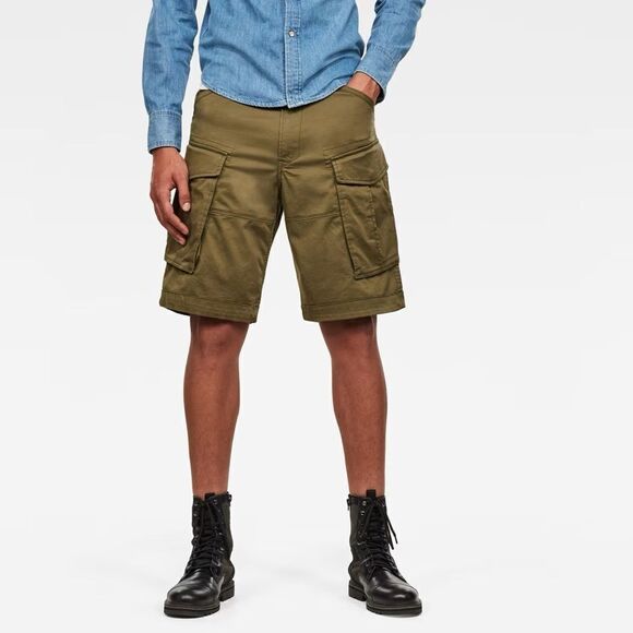G Star Raw Loose 1/2 Length Cargo Shorts - Picture 1 of 7